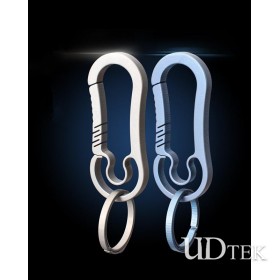 Titanium alloy Press high elasticity keychain EDC tool UD19003